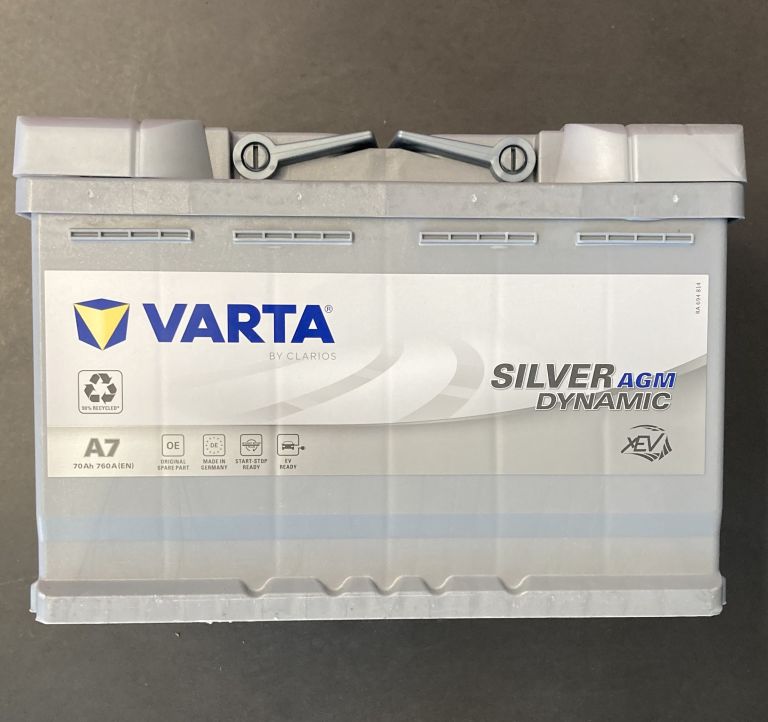 Batteria auto 70ah - 760en AGM Varta