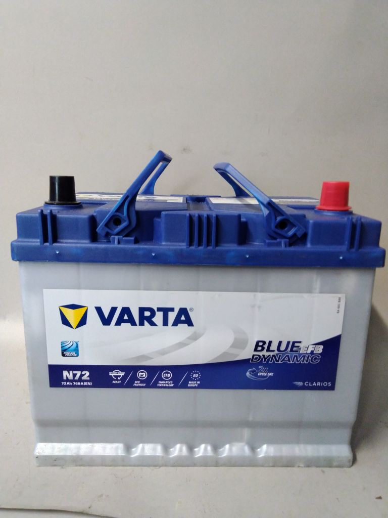 Batteria auto 72ah EFB - 760en